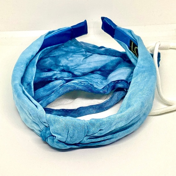 $18 LOGO by Lori Goldstein Lace Face Covering & Headband Set - Picture 5 of 13